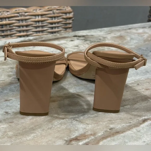 Women’s STEVE MADDEN Aileen tan leather heels- Size 8 - Picture 7 of 10